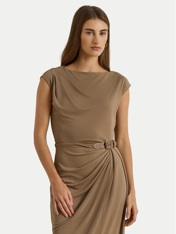 LAUREN RALPH LAUREN LAUREN RALPH LAUREN Ikdienas kleita 200980221001 Brūns Slim Fit