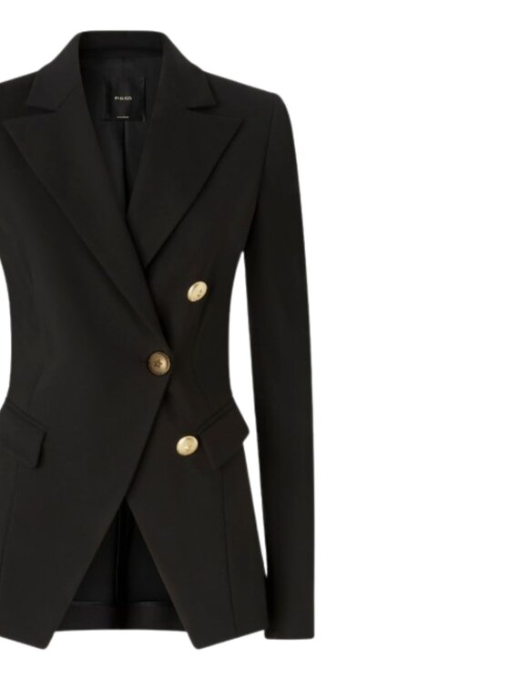 PINKO PINKO Sako Blazer in punto stoffa Černá Regular Fit