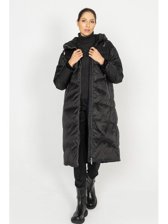 Deni Cler Milano Deni Cler Milano Kurtka zimowa T-DC-9053-D5-41-90-1 Czarny Regular Fit