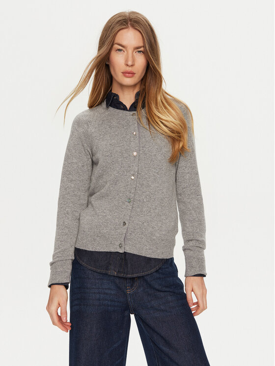 ViCOLO ViCOLO Pletena jopica 22048S Siva Regular Fit
