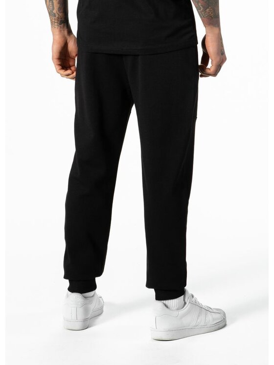 PITBULL PITBULL Spodnie dresowe Spodnie Czarny Regular Fit