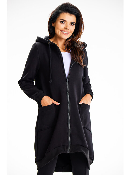Infinite You Infinite You Mikina M334 Čierna Basic Fit