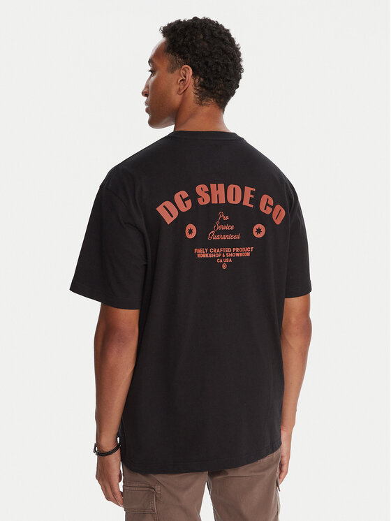 DC Shoes DC Shoes Tricou Pro Service EDYZT04370 Negru Heritage Fit