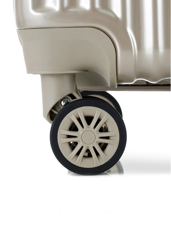 Semi Line Semi Line Голям куфар T5954-3 Златист