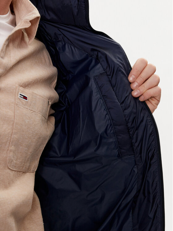 Tommy Jeans Tommy Jeans Пухено яке DM0DM18012 Тъмносин Regular Fit