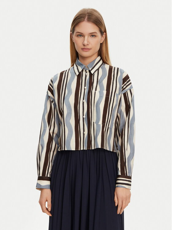 Weekend Max Mara Weekend Max Mara Риза Ragtime 2515111112 Син Regular Fit