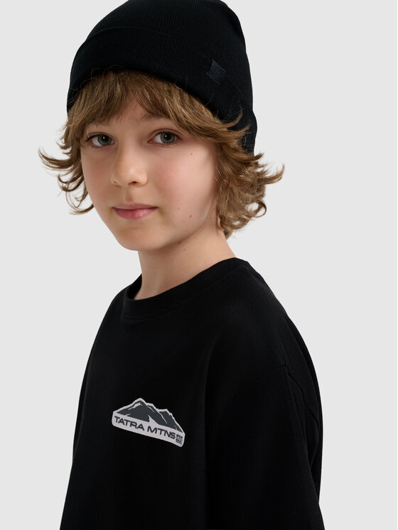 4F 4F T-Shirt APRES SKI Czarny Oversize