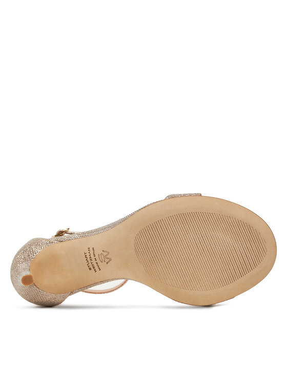 Stuart Weitzman Stuart Weitzman Sandały Nudist II Sandal SJ998 Złoty