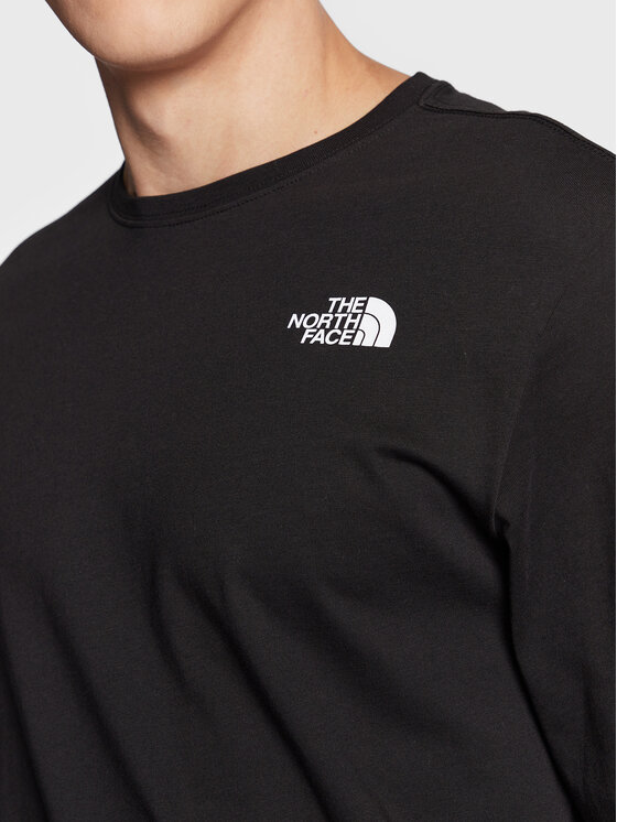 The North Face The North Face Longsleeve NF0A493L Czarny Regular Fit