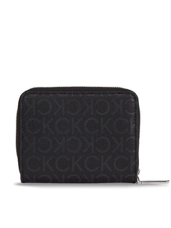 Calvin Klein Calvin Klein Mali ženski novčanik Ck Must Md Z/A Wallet_Epi Mono K60K611932 Crna