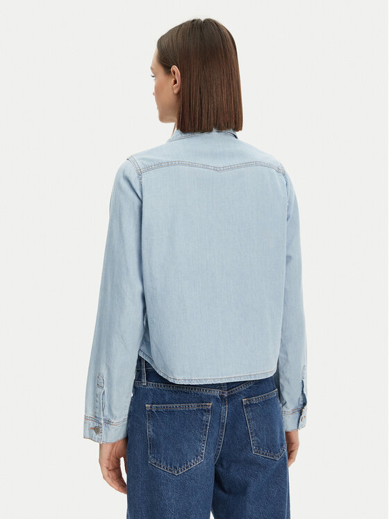Noisy May Noisy May Jeans srajca Selvi 27033010 Svetlo modra Regular Fit
