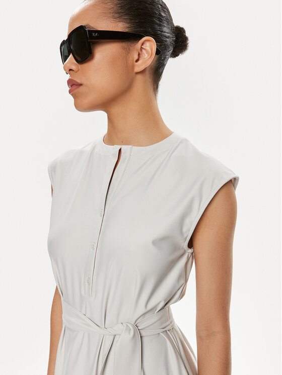 Max Mara Leisure Max Mara Leisure Haljina za svaki dan Megaton 2416621028 Siva Relaxed Fit