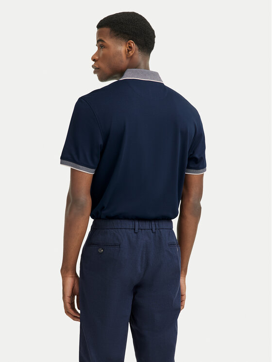 Bugatti Bugatti Polo 8151-75091C Granatowy Regular Fit