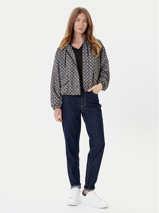 Guess Guess Μπουφάν μεταβατικό V5YL02 WH492 Μαύρο Regular Fit