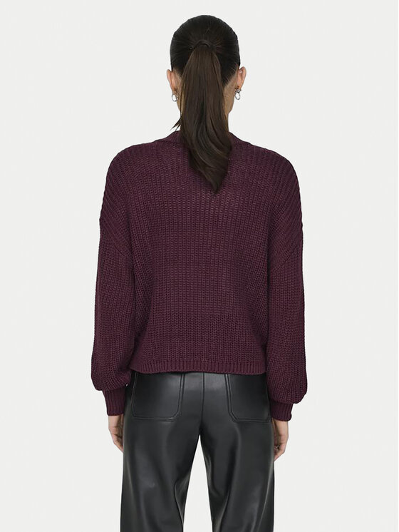 ONLY ONLY Ζακέτα Carol 15211521 Μπορντό Regular Fit