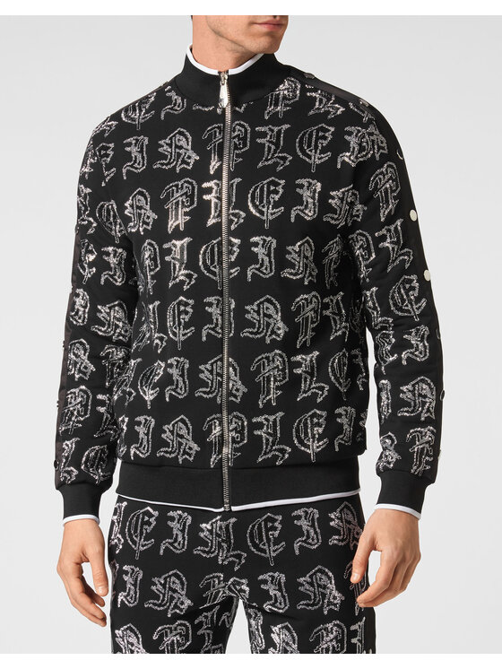PHILIPP PLEIN PHILIPP PLEIN Dres 5313 Czarny Regular Fit