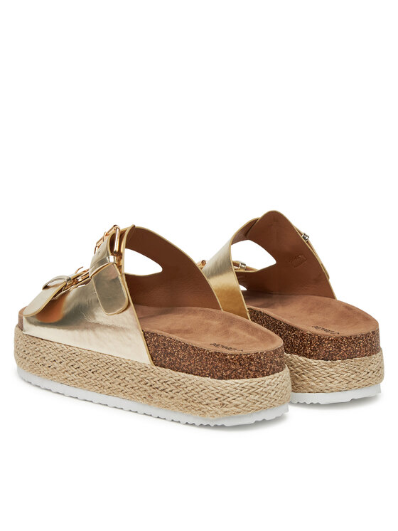DeeZee DeeZee Espadryle LB-P1690 Złoty