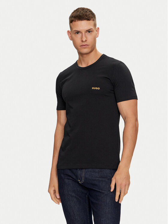 HUGO HUGO Súprava tričiek 50480088 Čierna Regular Fit