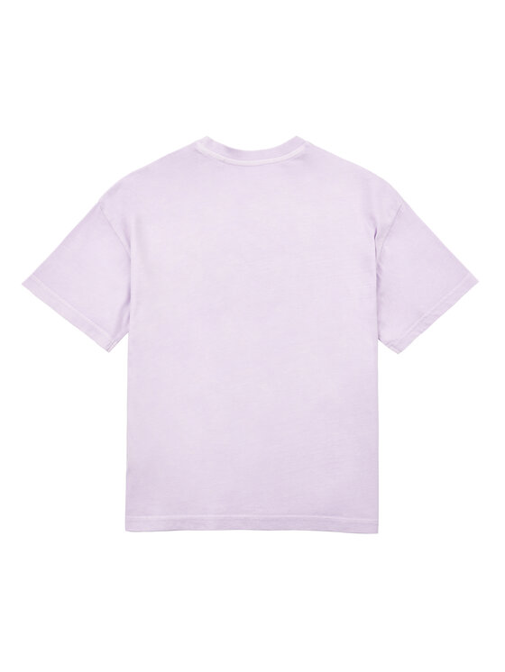 Lee Lee T-Shirt Overdye LEG5080 Fioletowy Regular Fit