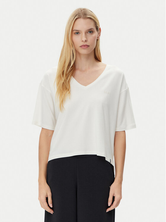 BOSS BOSS T-Shirt CP Stripe 50535723 Krémová Relaxed Fit