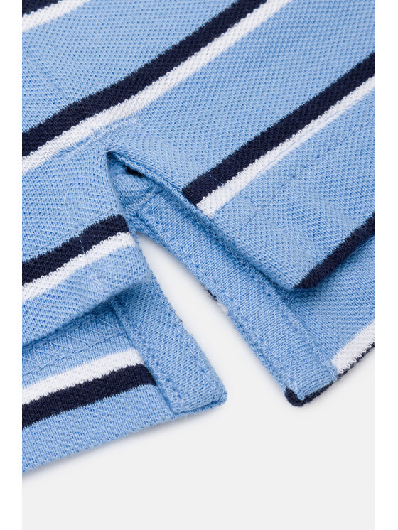 Lancerto Lancerto Polo Logan PO073123000023 Niebieski Regular Fit
