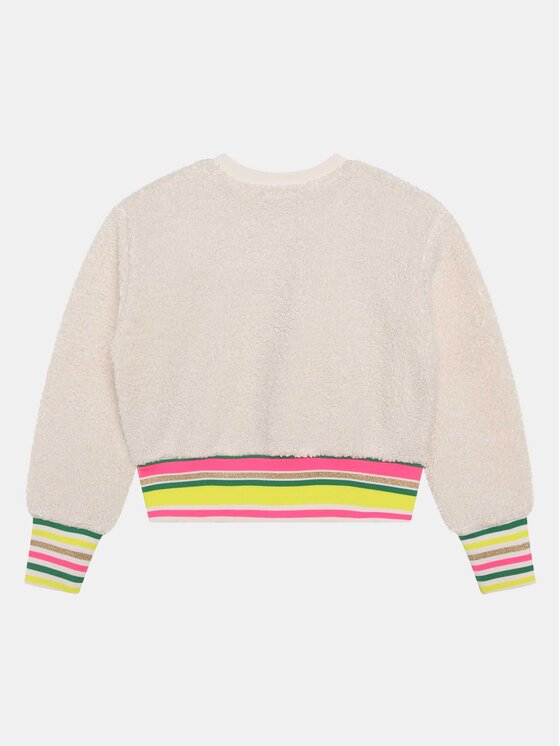 Karl Lagerfeld Kids Karl Lagerfeld Kids Pulóver Z15460 S Ekru Regular Fit