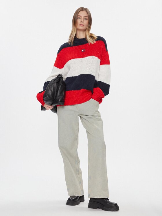 Tommy Jeans Tommy Jeans Jeans hlače Daisy Jean Lw Bgy Ah7001 DW0DW16954 Modra Baggy Fit
