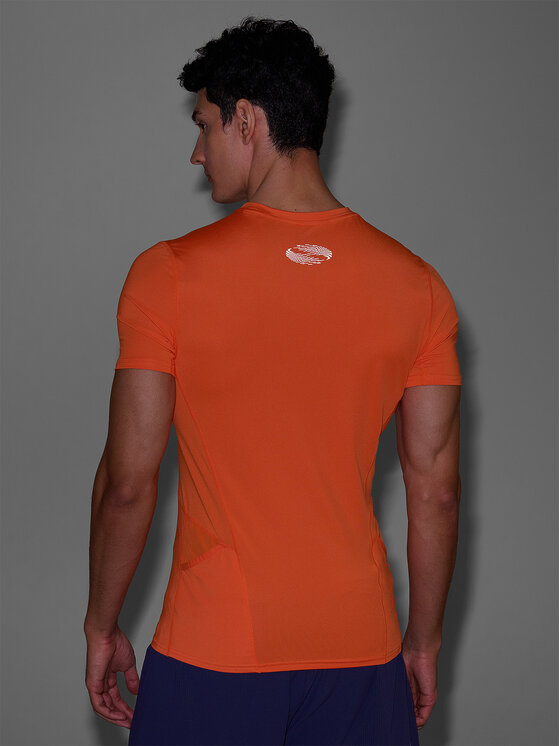 4F 4F Koszulka techniczna BLAST Pomarańczowy Slim Fit