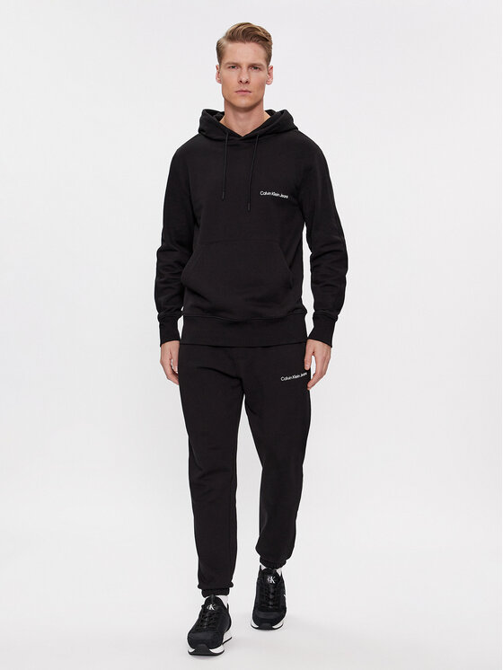 Calvin Klein Jeans Calvin Klein Jeans Teplákové kalhoty Institutional J30J324739 Černá Regular Fit
