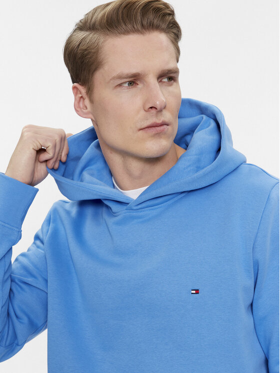 Tommy Hilfiger Tommy Hilfiger Світшот Flag Logo MW0MW34266 Голубий Regular Fit