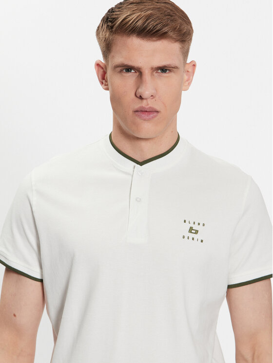 Blend Blend Polo 20715179 Biały Regular Fit