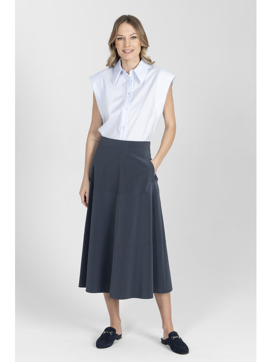 Deni Cler Milano Deni Cler Milano Top W-DC-0016-F2-E2-51-1 Niebieski Regular Fit