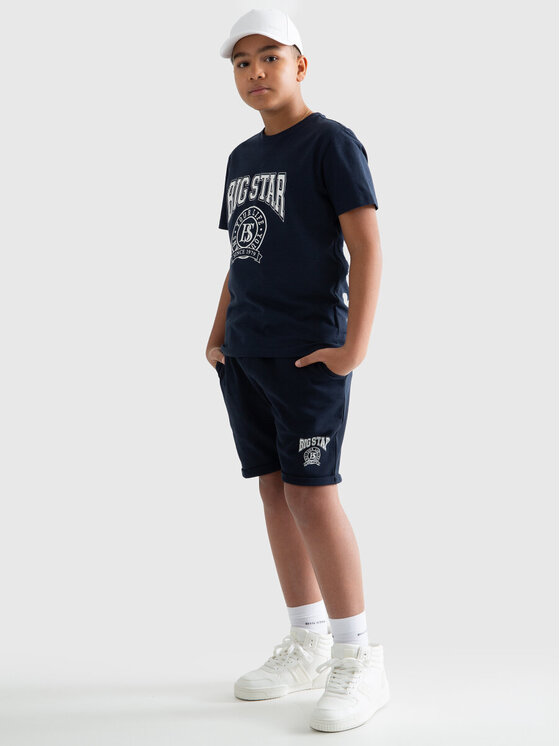BIG STAR BIG STAR Szorty sportowe SZORTEX_403_110 Granatowy Basic Fit