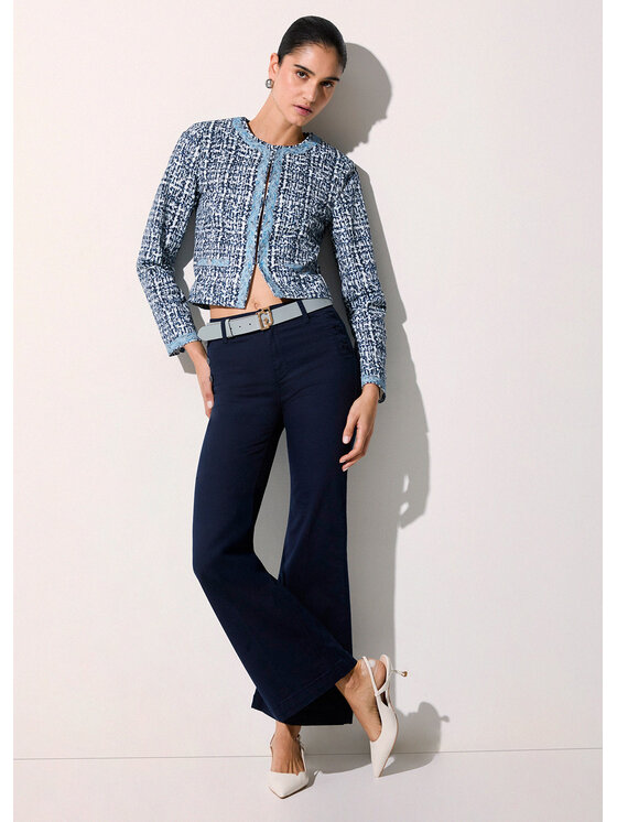 Liu Jo Liu Jo Pantaloni di tessuto WA6403T367A93924 Azzurro chiaro Regular Fit