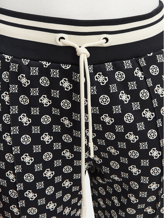 Guess Guess Teplákové kalhoty V5YB20 KB212 Černá Regular Fit