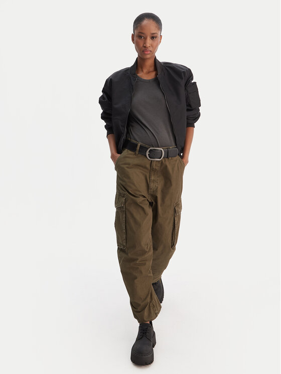 G-Star Raw G-Star Raw Текстилни панталони D28756-D388 Зелен Boyfriend Fit