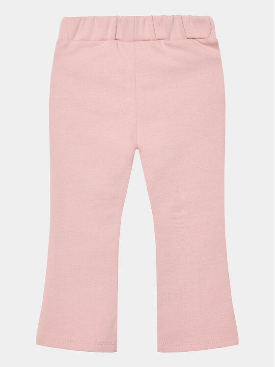 Guess Guess Medžiaginės kelnės K3BQ12 KAD74 Rožinė Relaxed Fit