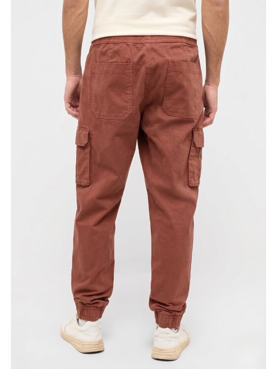 Mustang Mustang Pantaloni chino Paris Jogger Cargo Rosso Regular Fit