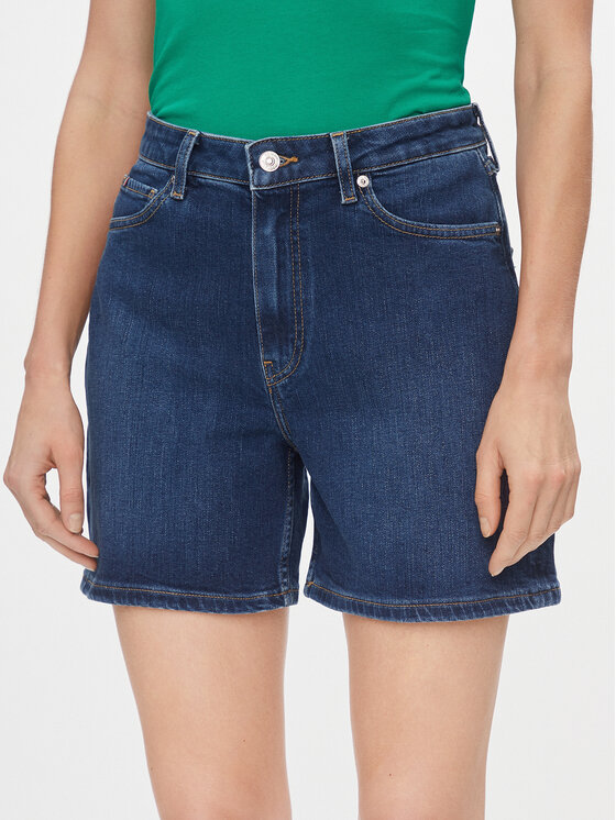Női Farmer rövidnadrág Tommy Hilfiger, Méret: 28, Kék, Dnm Straight Short Rw Kai WW0WW41320