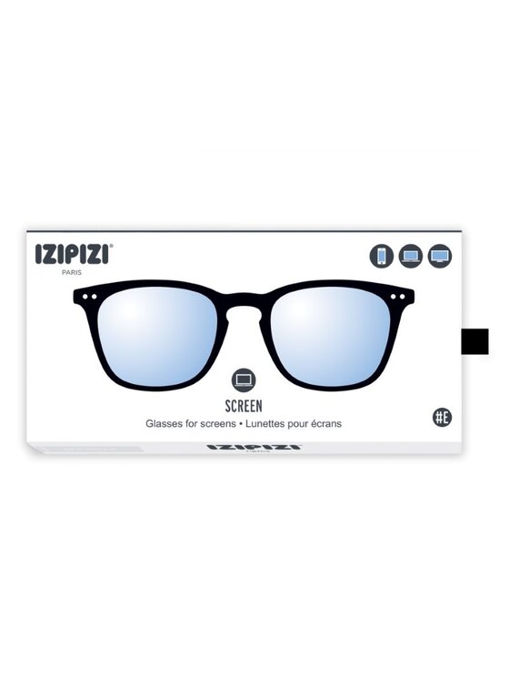 IZIPIZI IZIPIZI Okulary z filtrem blue light SCREEN Adult E Black Kolorowy