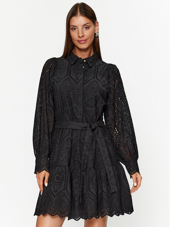 YAS YAS Sommerkleid Holi 26030709 Schwarz Loose Fit