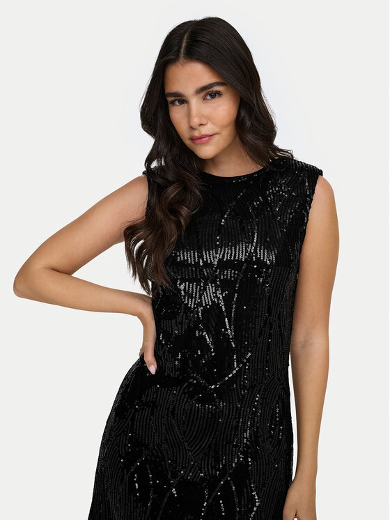 JDY JDY Cocktail obleka Megan 15335572 Črna Regular Fit