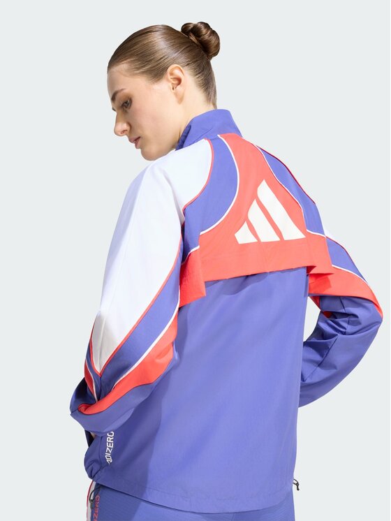 adidas adidas Kurtka do biegania 168156 Niebieski jasny Regular Fit