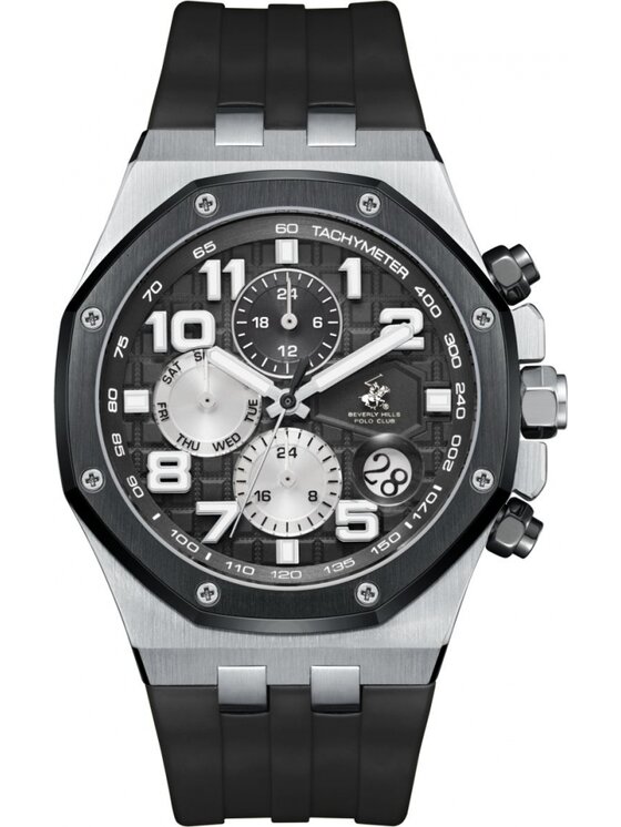 Beverly Hills Polo Club Beverly Hills Polo Club Zegarek BP3783X.351 Czarny