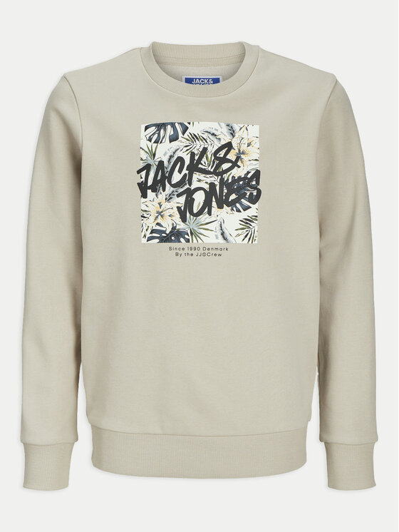 Jack & Jones Junior Jack & Jones Junior Bluză Hawaii 12269863 Gri Regular Fit