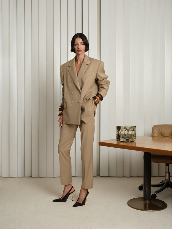 La Mania La Mania Giacca da abito DEXA 2 Beige Classic Fit