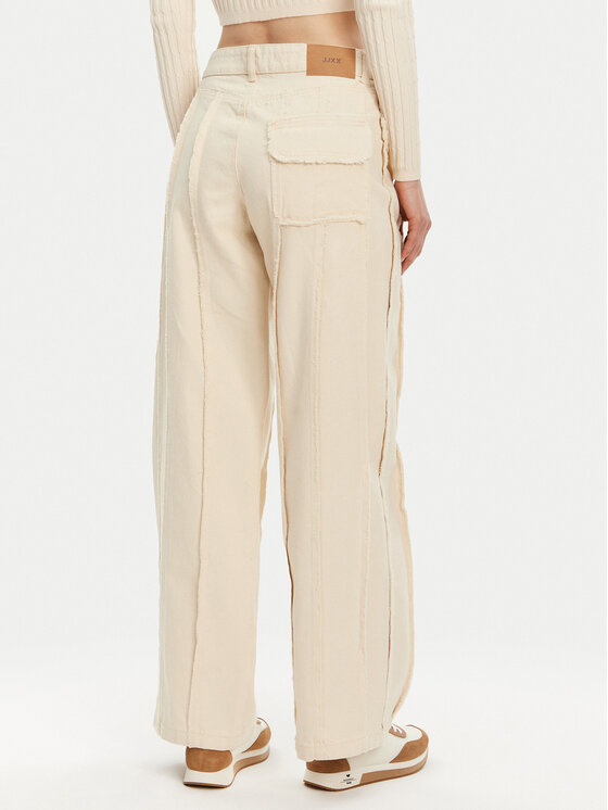 JJXX JJXX Traperice Elly 12279661 Écru Wide Leg