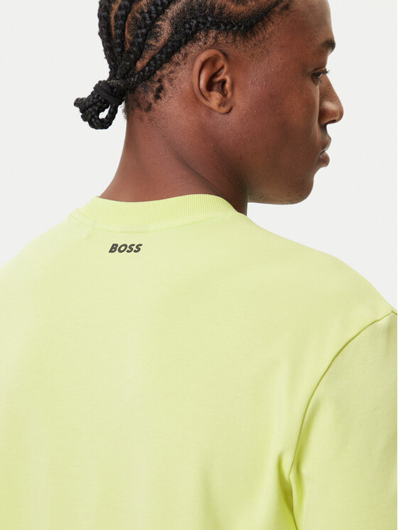 BOSS BOSS Tričko Iconic TL 50543905 Zelená Relaxed Fit