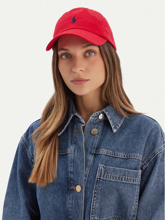 Polo Ralph Lauren Polo Ralph Lauren Kepurė su snapeliu 211912843022 Raudona