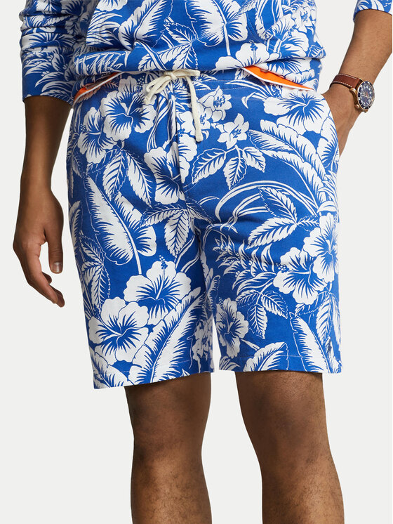Polo Ralph Lauren Polo Ralph Lauren Šortky z materiálu 710935541001 Modrá Regular Fit
